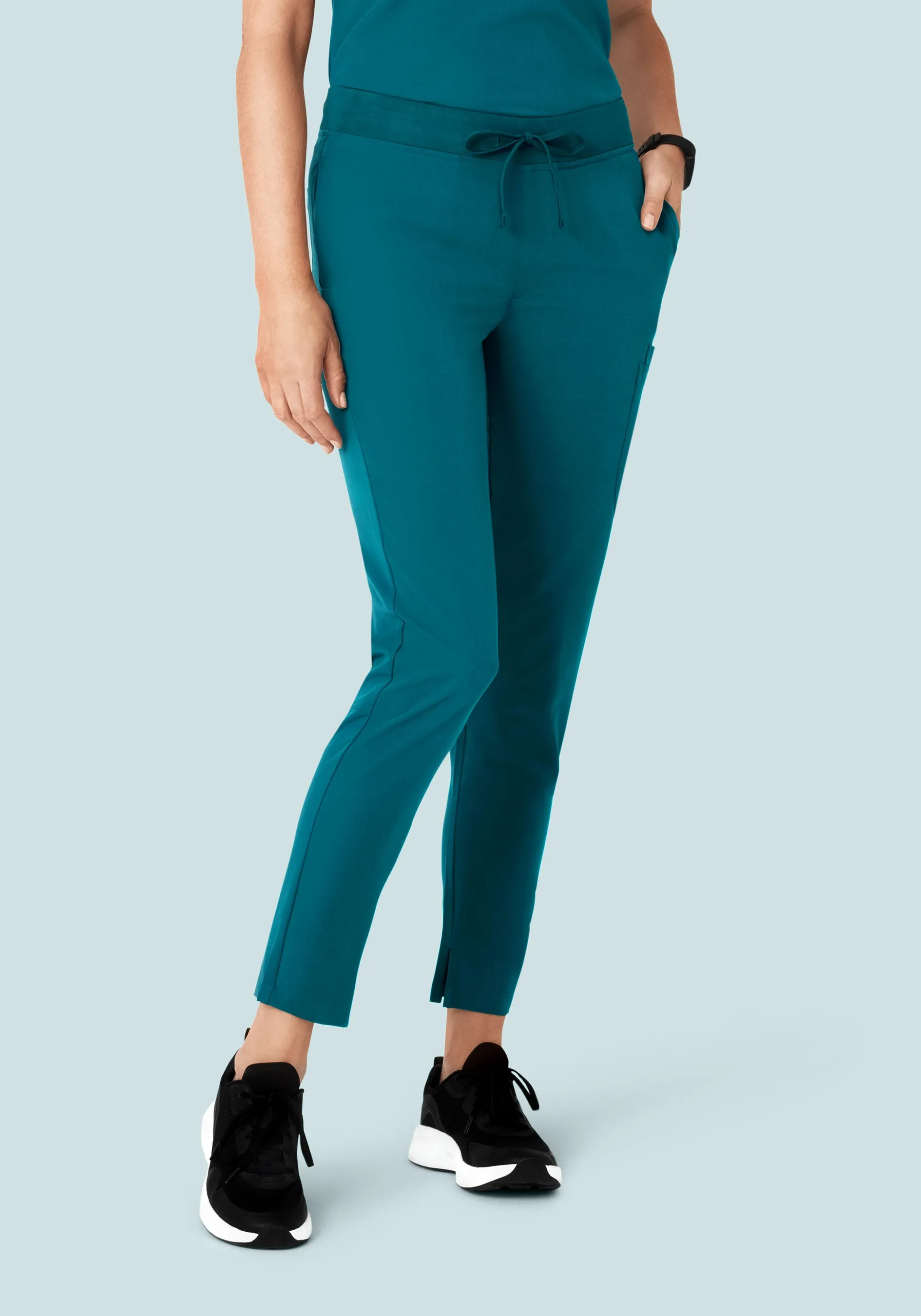 6 Pocket Slim Pants Peacock