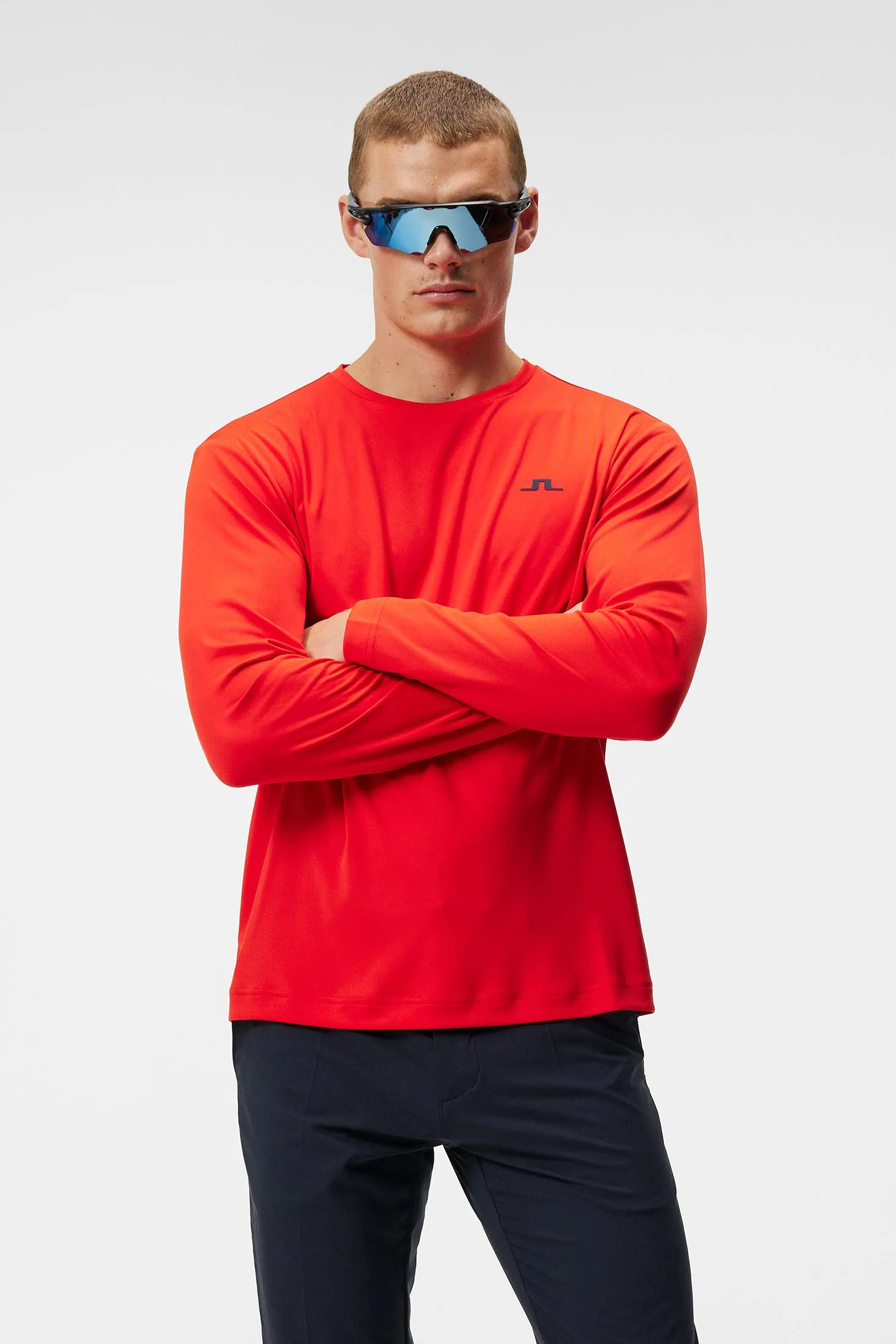 Ade T-shirt LS / Fiery Red