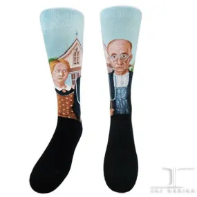 American Gothic Socks Unisex Crew Sock