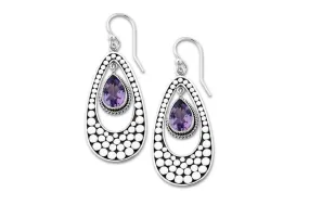 Ayung Earrings- Amethyst