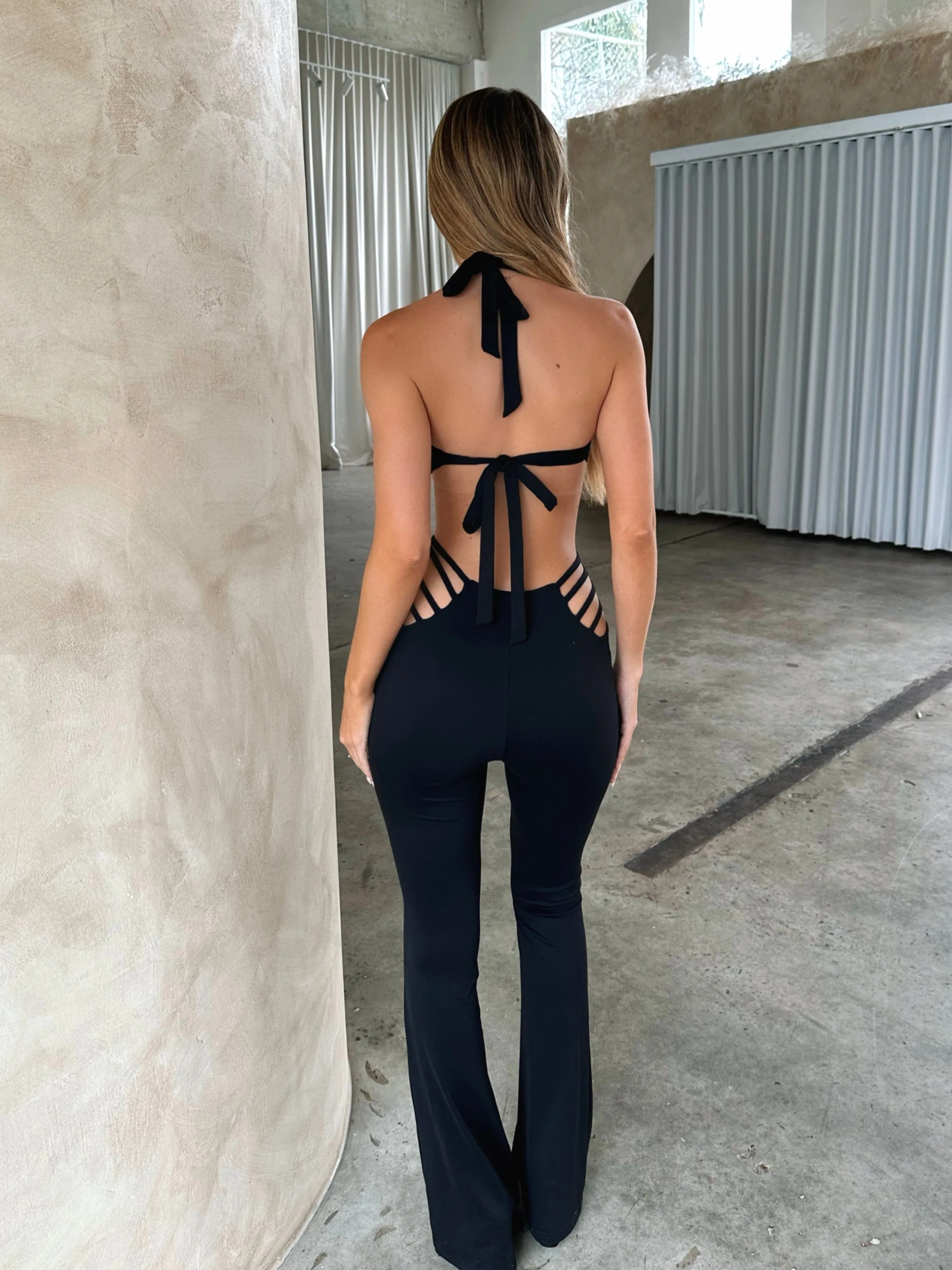 AZURE JUMPSUIT BLACK