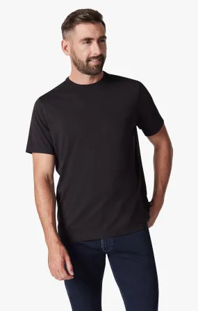 Basic Crew Neck T-Shirt in Black