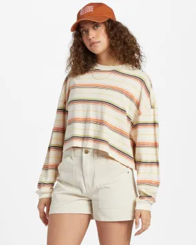 Beach Boyfriend Stripe Top - Whitecap