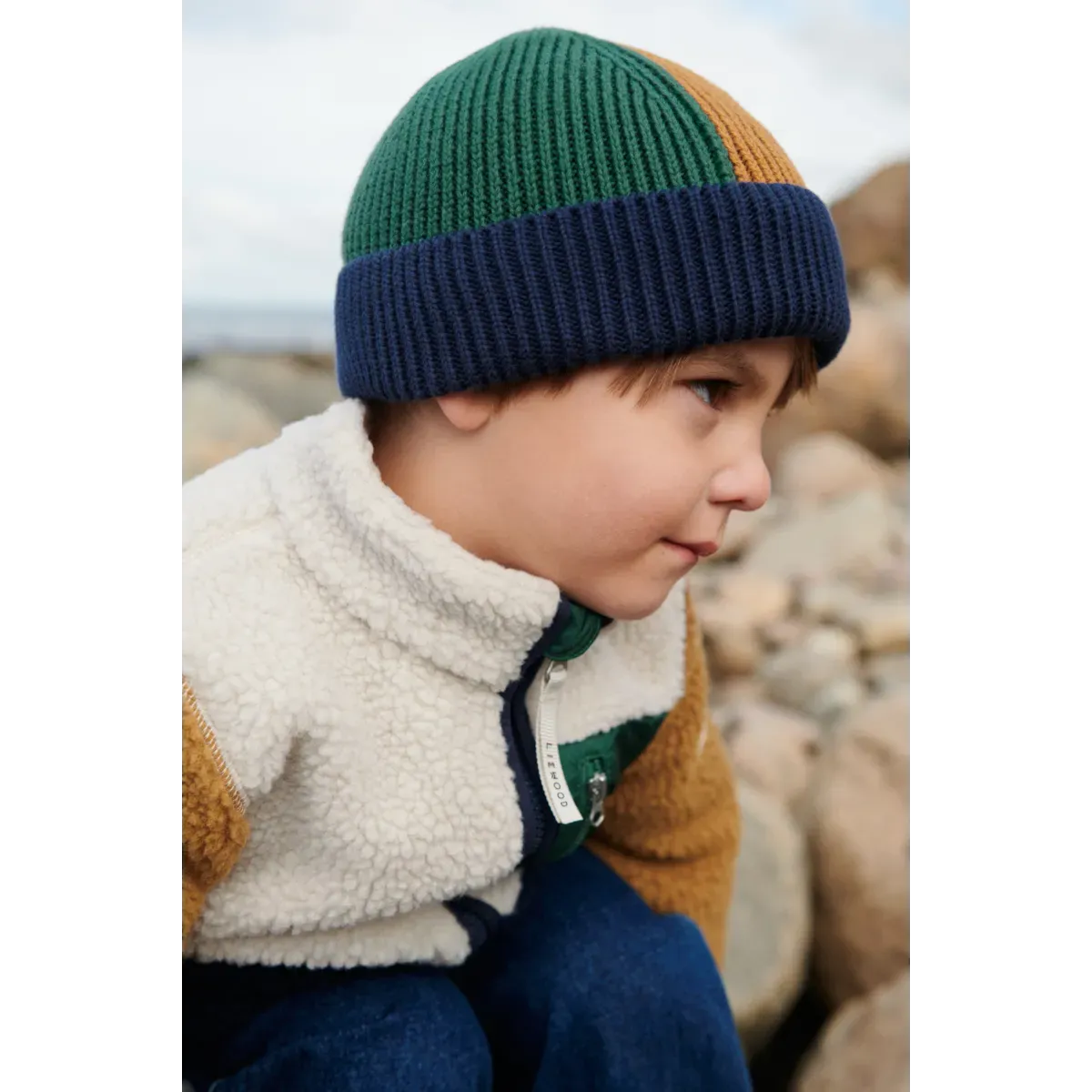 Beanie Hat - Ezra - Organic Cotton - Garden Green Mix