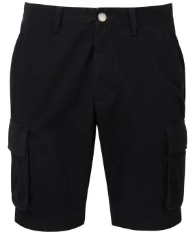 Black - Men's cargo shorts