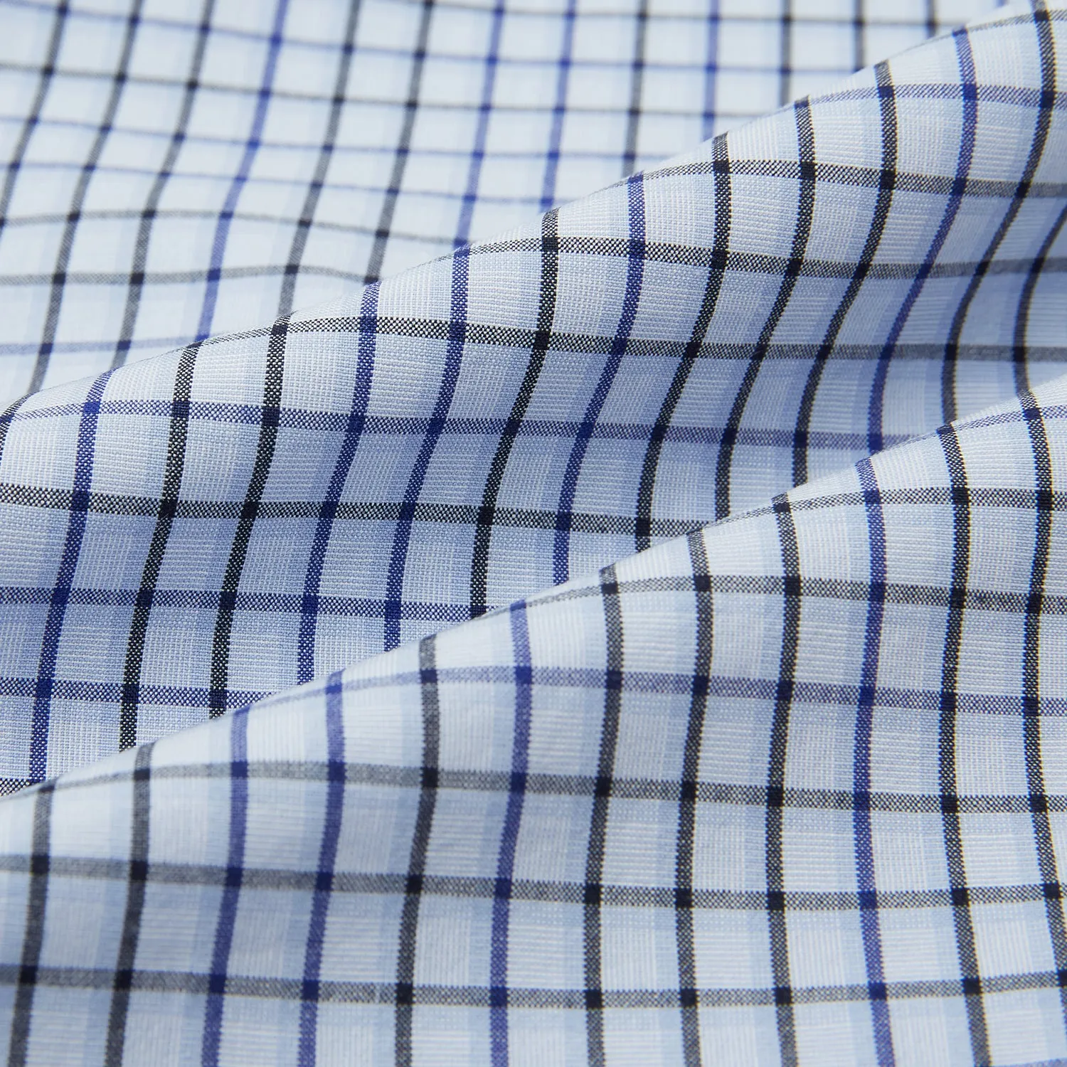 Blue Shadow Check Pyjama Trousers