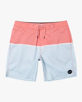 Boys County 17 Boardshorts - Warm Red