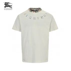 Burberry Logo Collar Detail T-Shirt