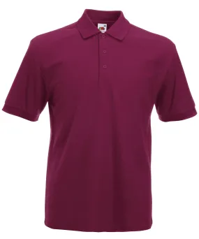 Burgundy - Heavyweight 65/35 polo