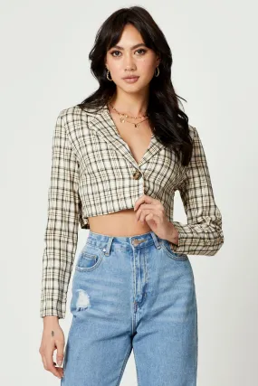 Check Crop Shirt