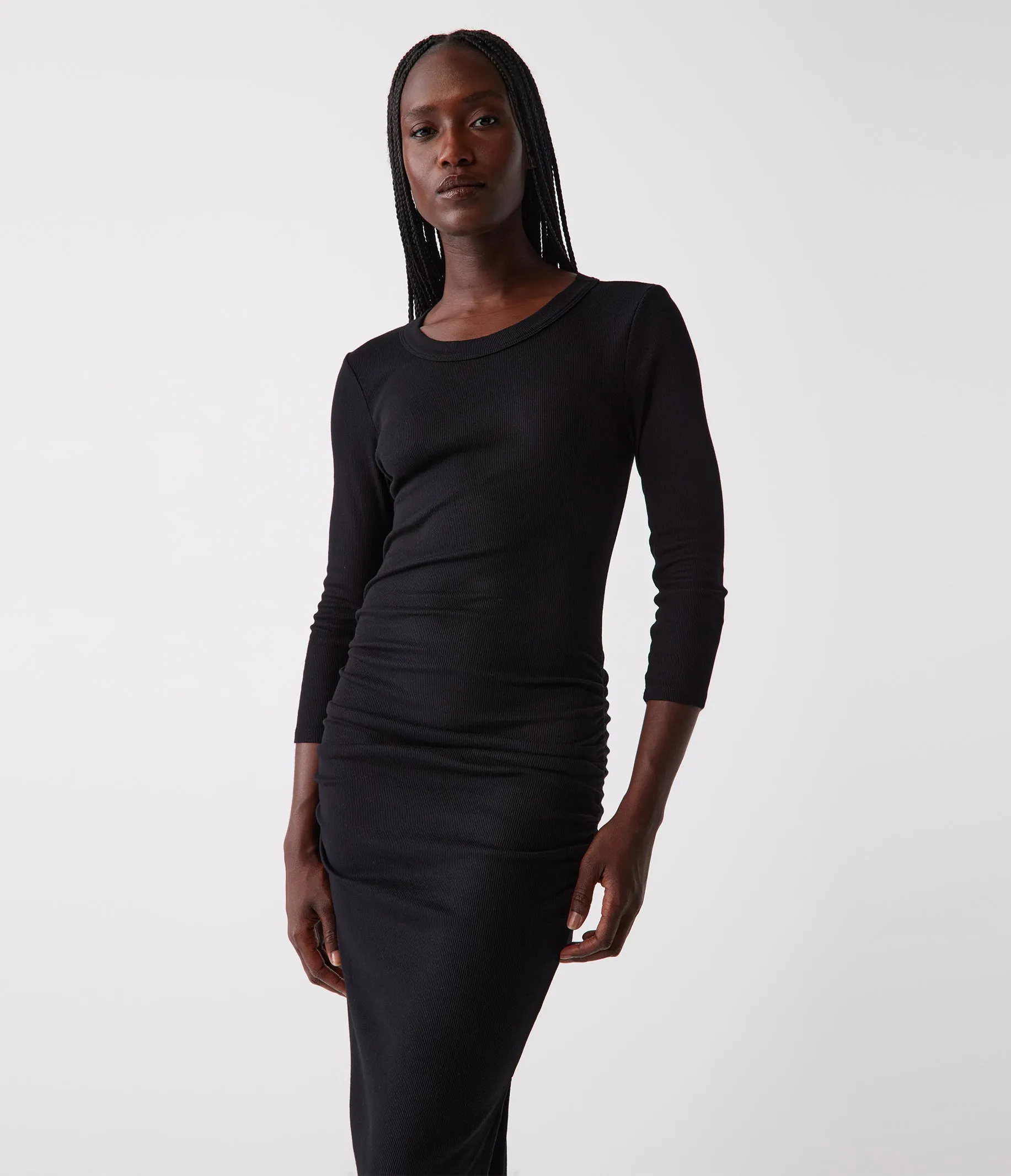 Christina Ribbed Midi Dress