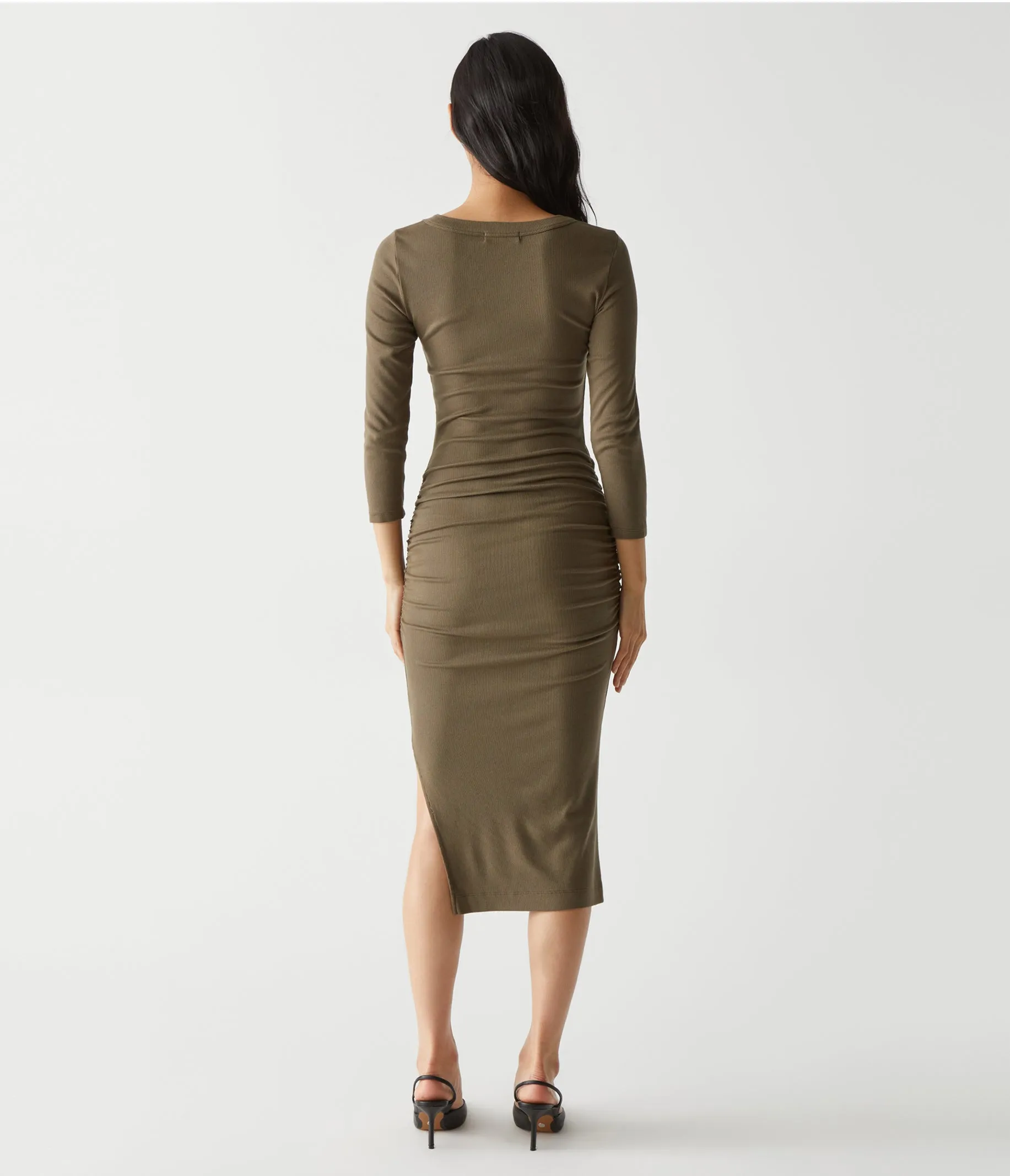 Christina Ribbed Midi Dress