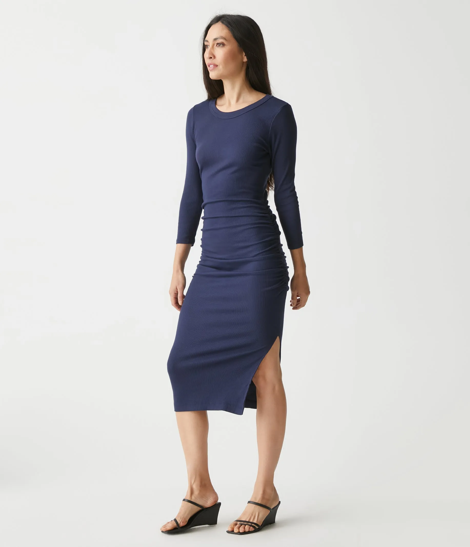 Christina Ribbed Midi Dress