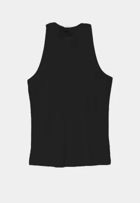 Coperni Deep Cut Lightweight Tank Top Black