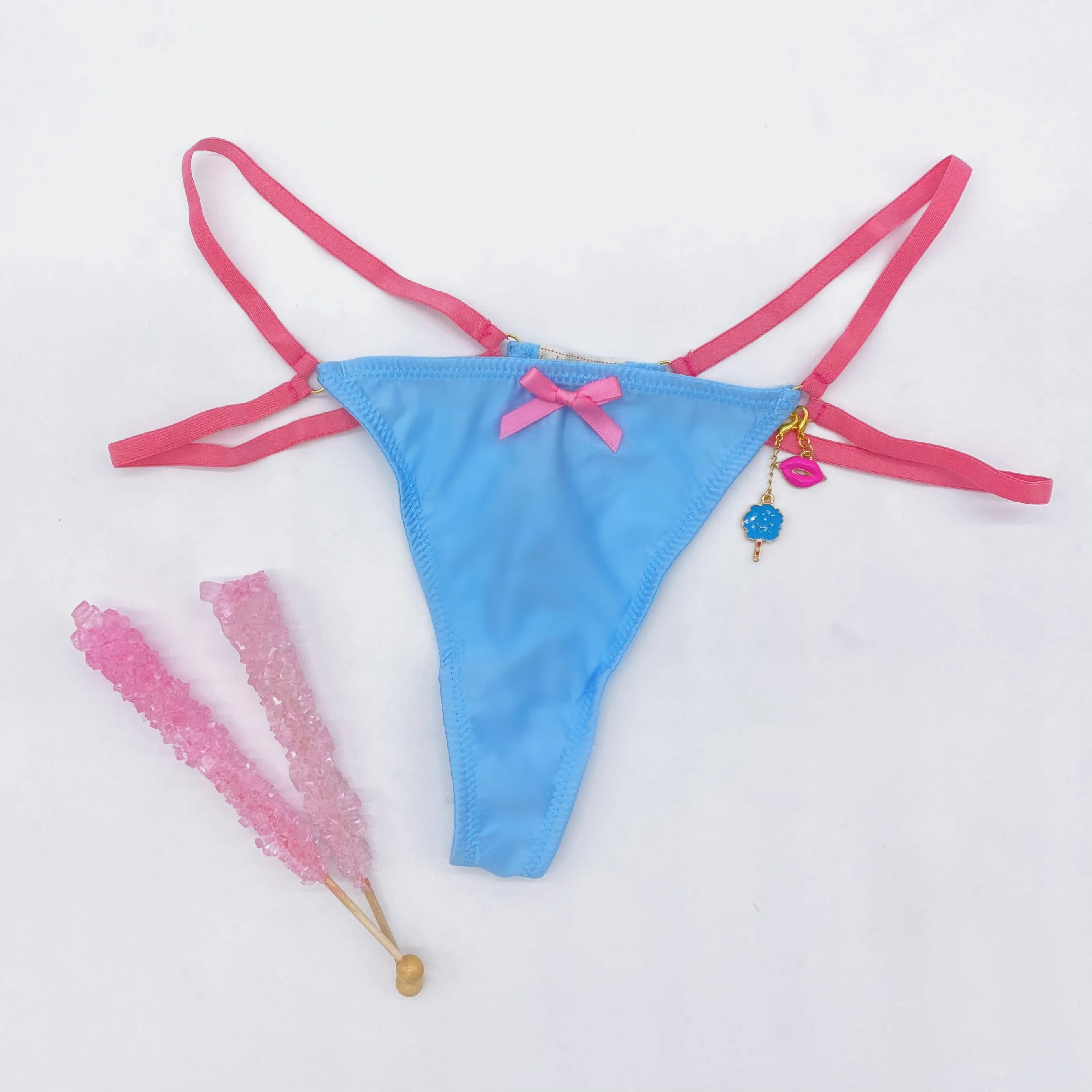 Cotton Candy Thong: Silky