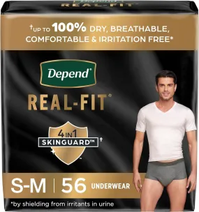 Depend Real Fit Briefs for Men