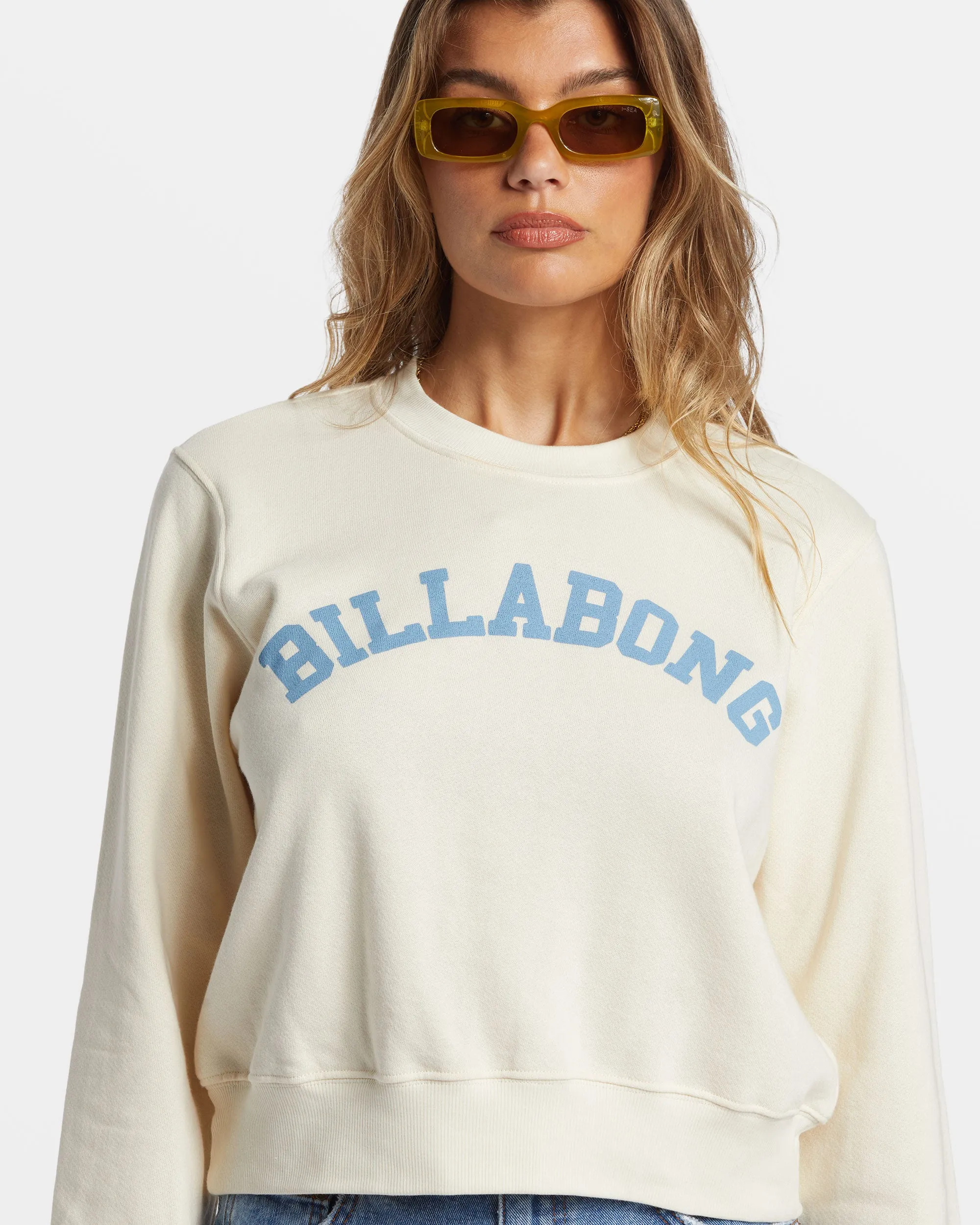 From Paradise Pullover Sweatshirt - White Cap