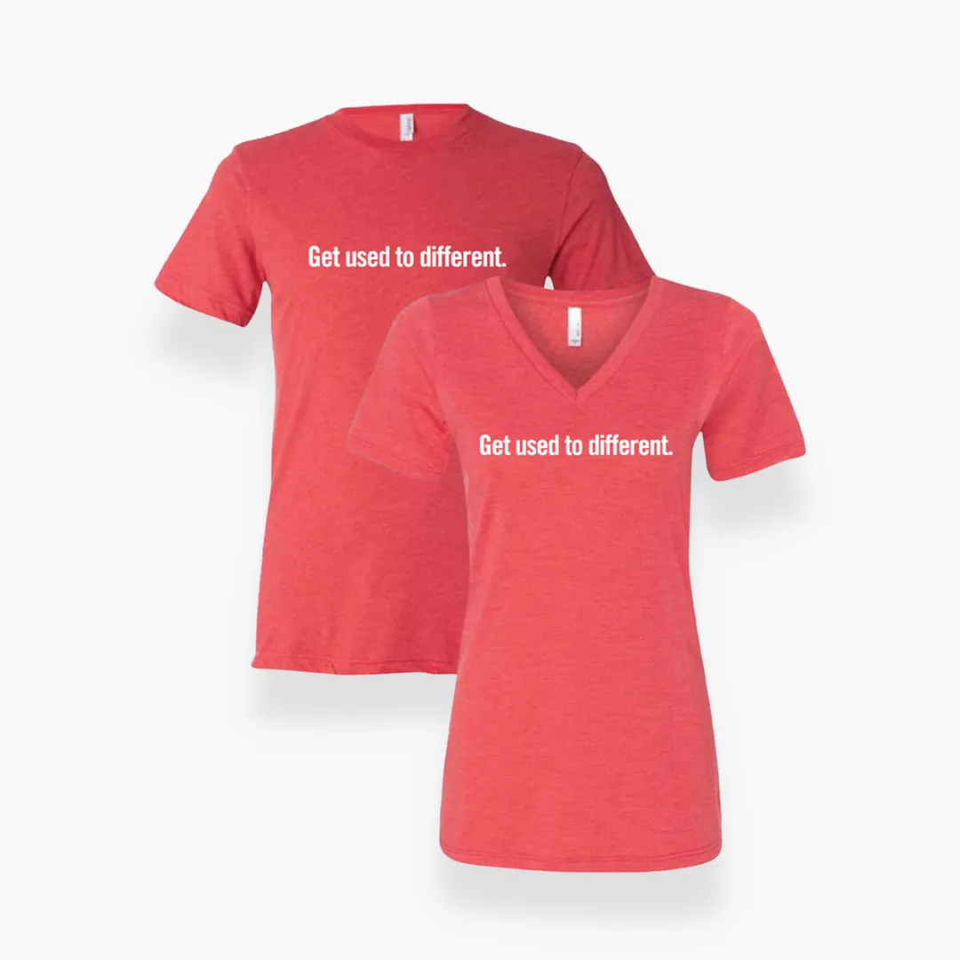 Get Used to Different Red T-Shirt (Special Edition)