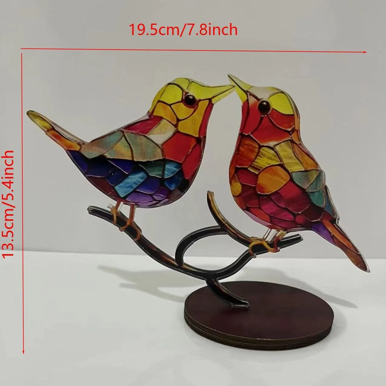 Gothic Colourful Birds Decor