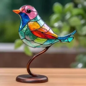 Gothic Colourful Birds Decor