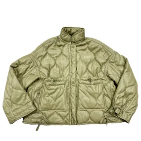 Jacket Puffer & Quilted By Zara In Green, Size: Xs