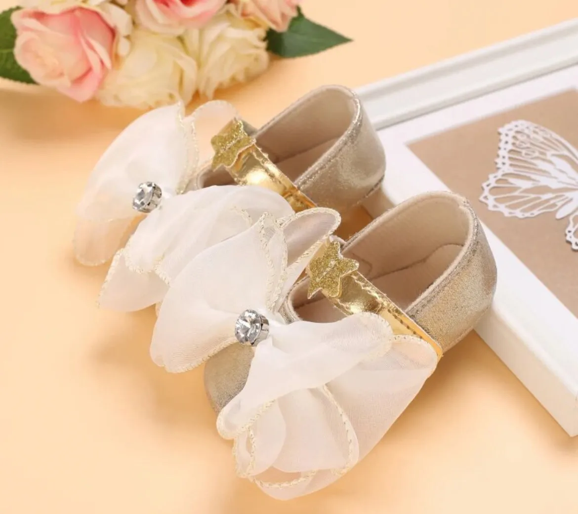 Little Girls Elegant, Breathable Walking Shoes, Glam  Babies Collection