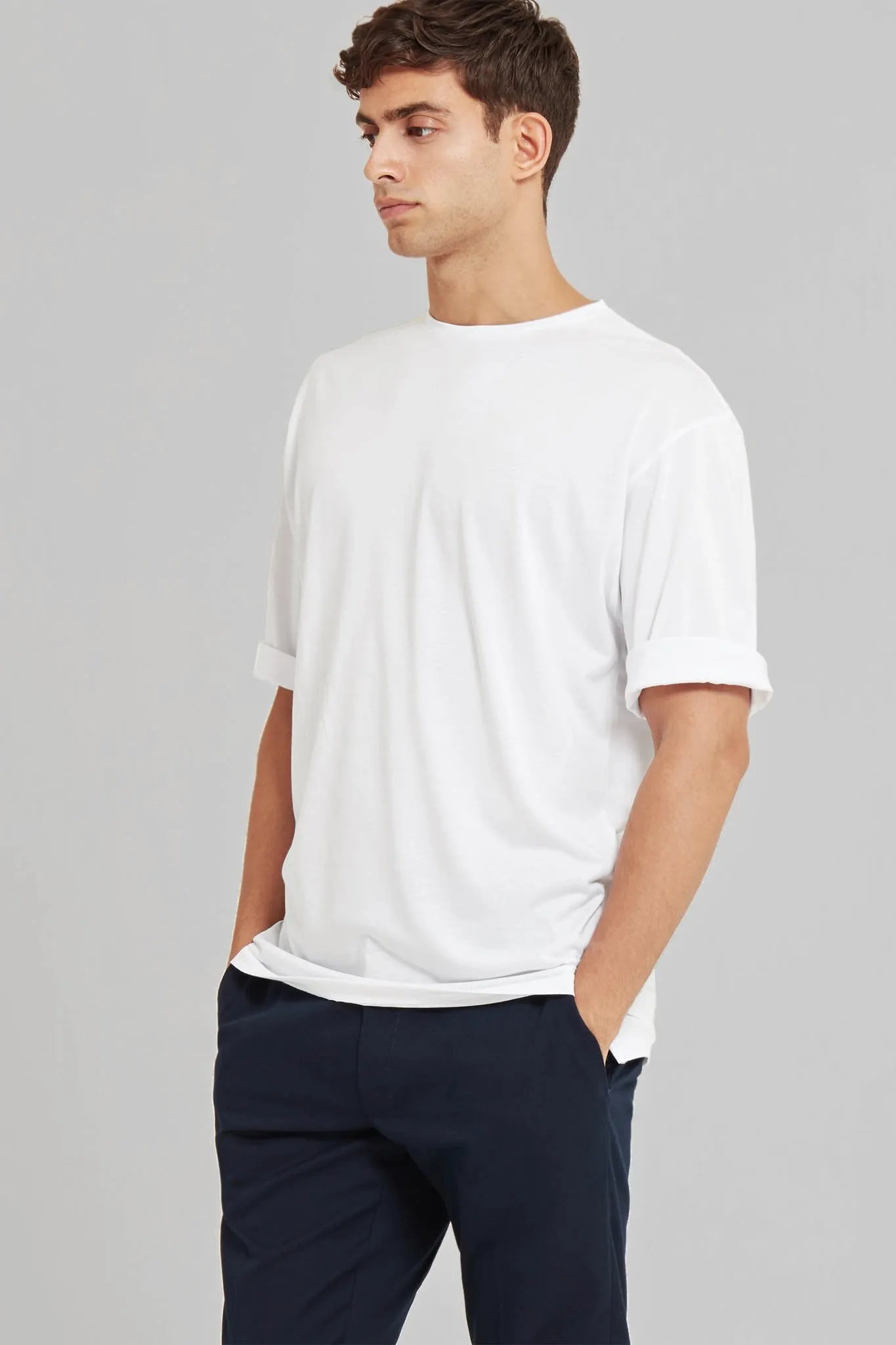 Oversized Mercerised Cotton-Jersey T-Shirt