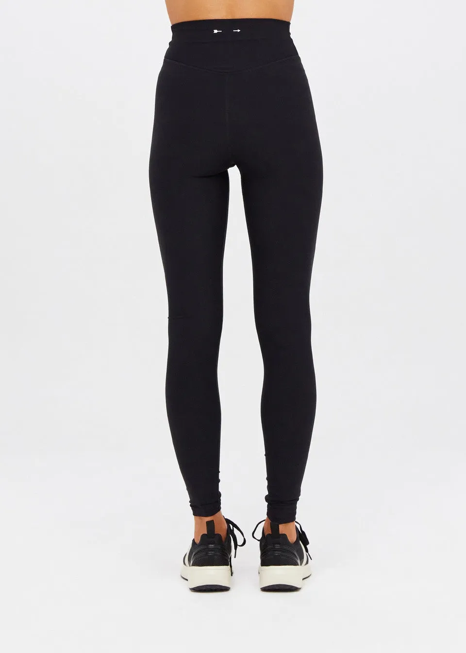 Peached 28in High Rise Pant | Black