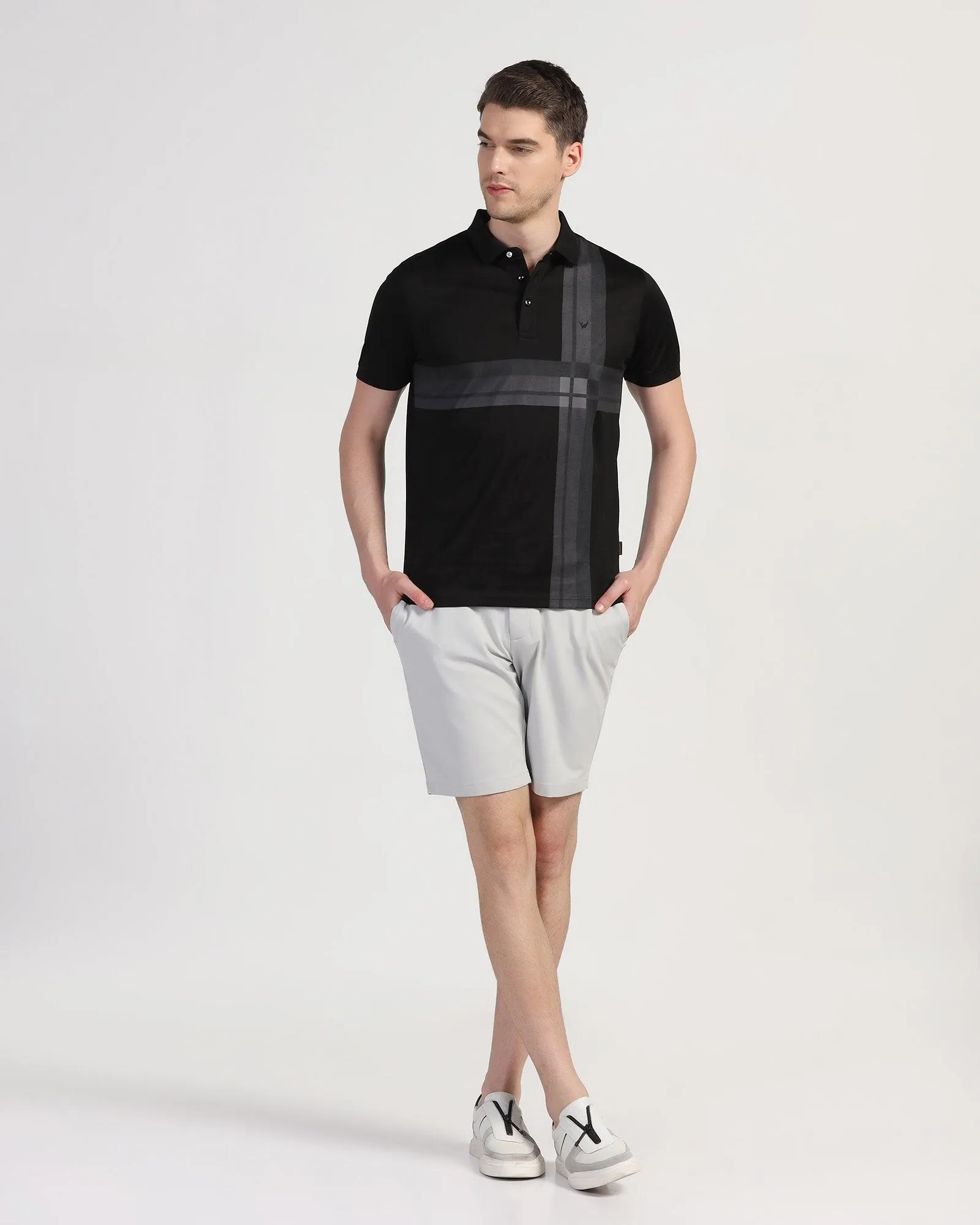 Polo Black Printed T-Shirt - Jaime