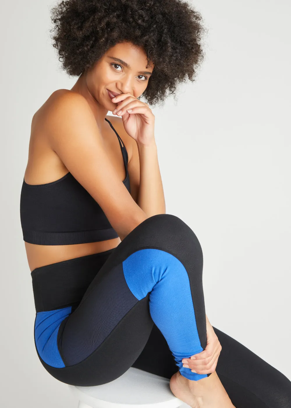 Rachel Shaping Legging with Mesh Pockets - Cotton Stretch