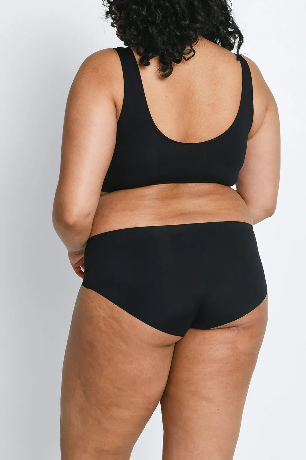 Seamless Midi Knickers 3 Pack - Black