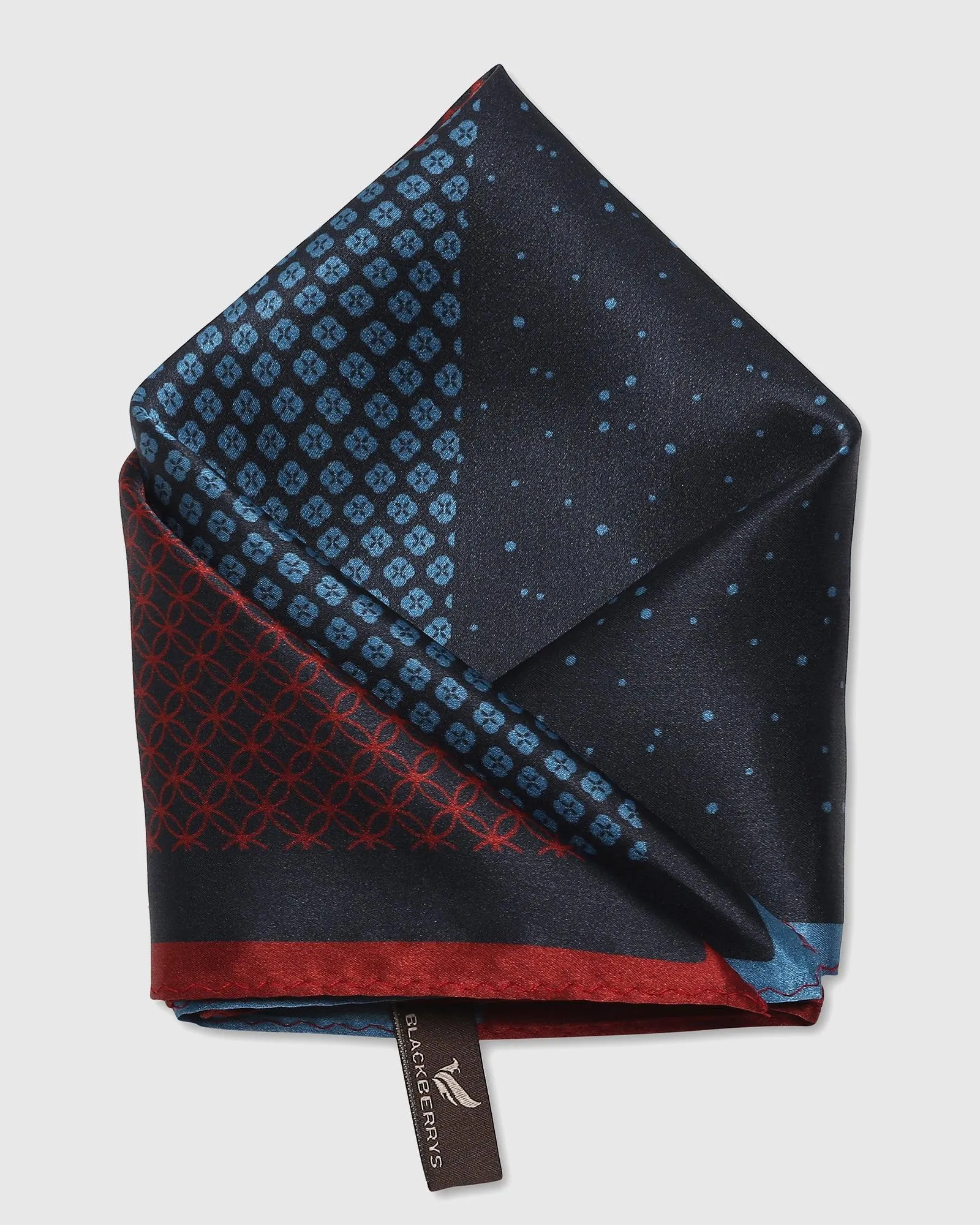 Silk Multi Color Printed Pocket Square - Sydney