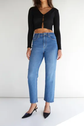 TAPERED JEAN WITH ELASTICATED WAIST