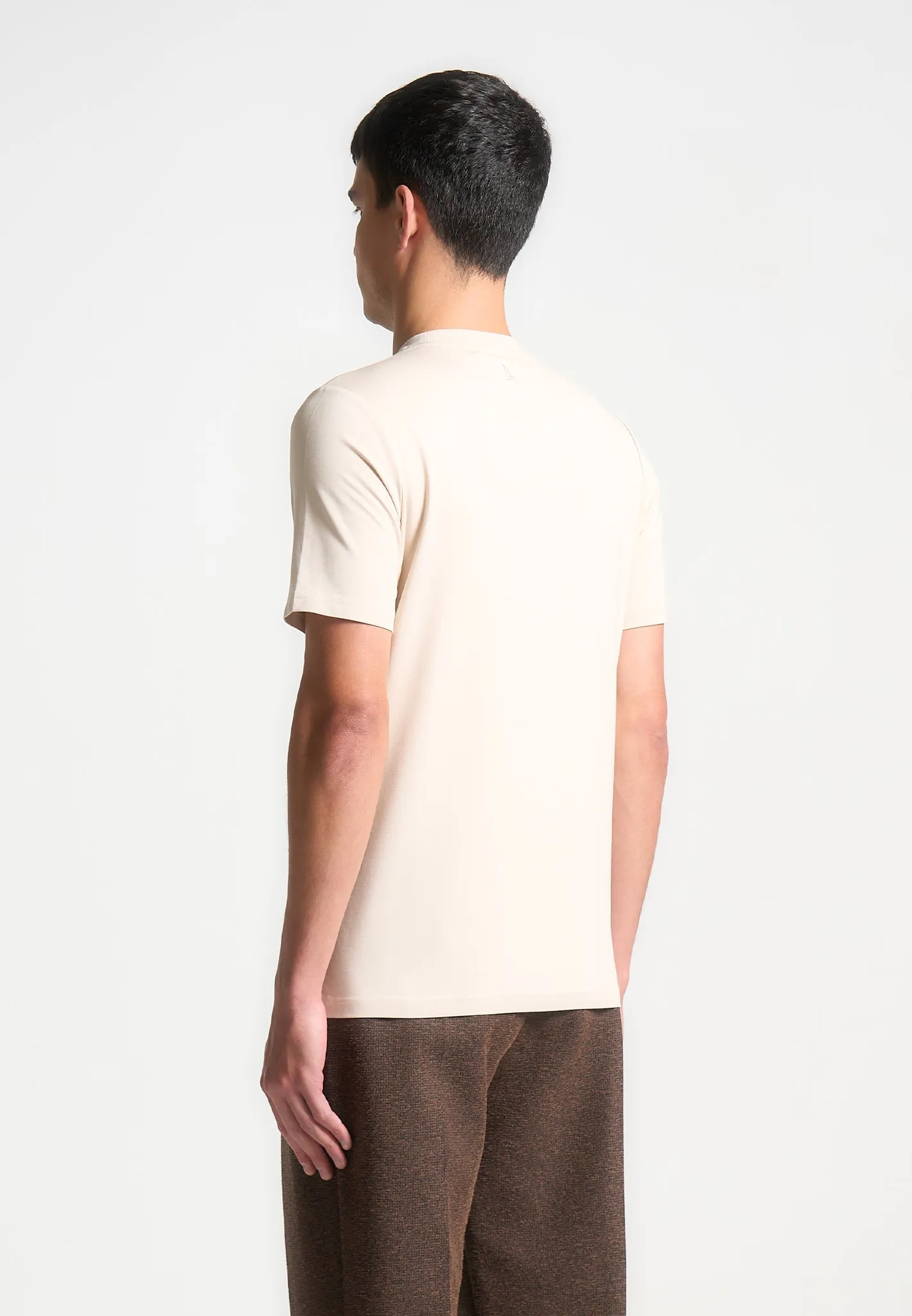 Éternel Fitted Luxe T-Shirt - Cream