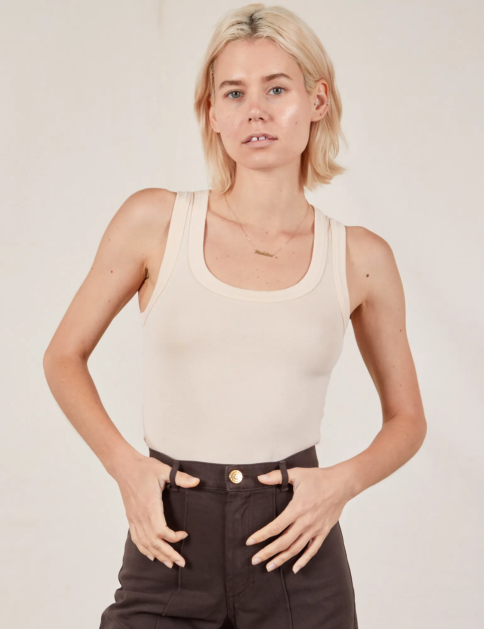 The Tank Top - Vintage Tee Off-White