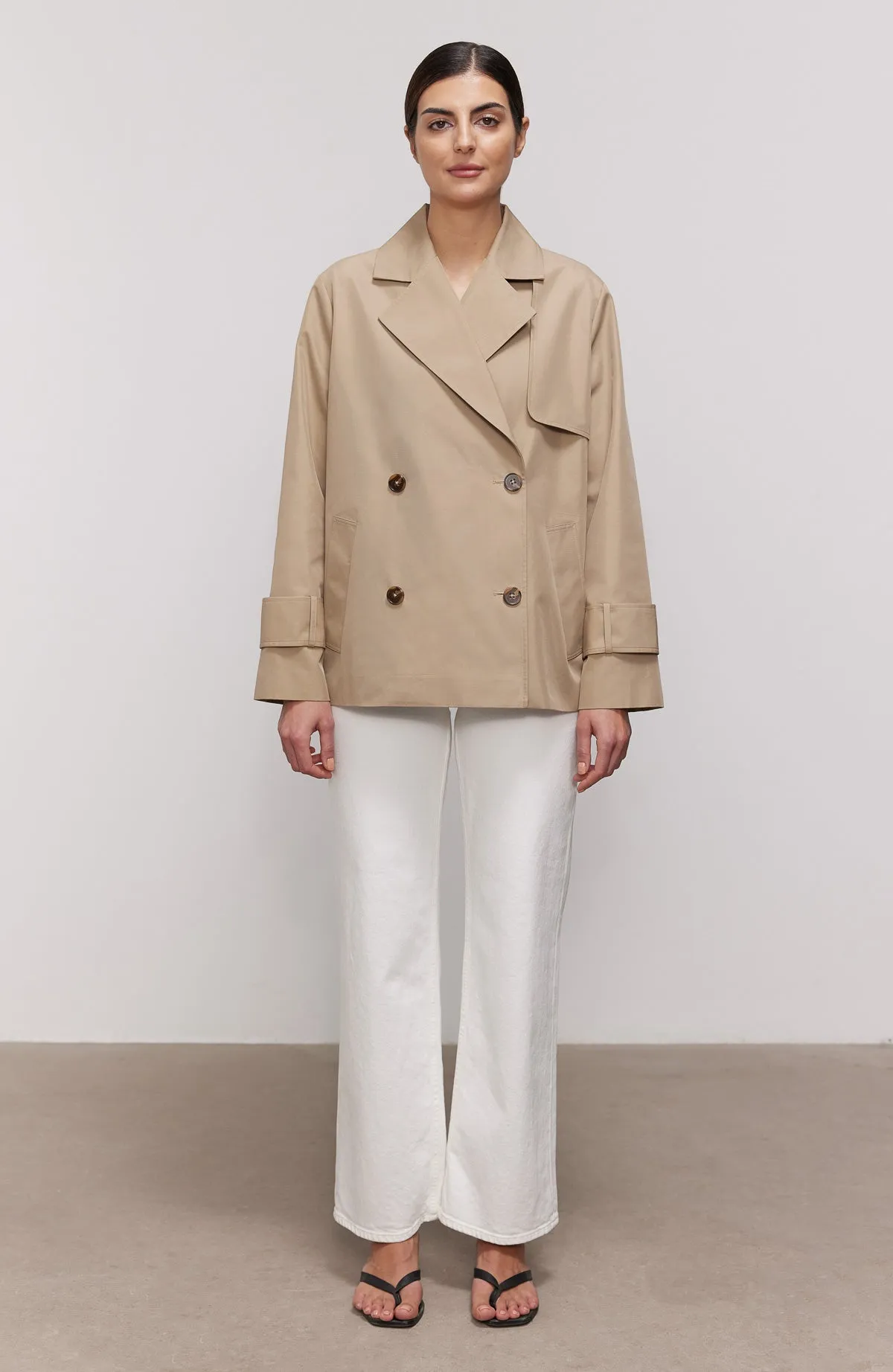 Trudy Short Trench Coat