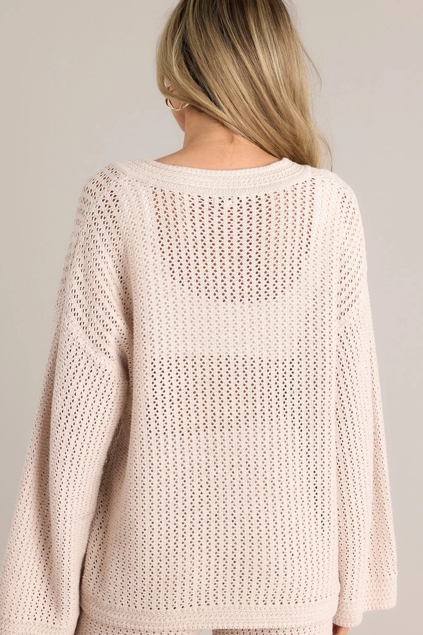 Z Supply Kiami Natural Crochet Sweater